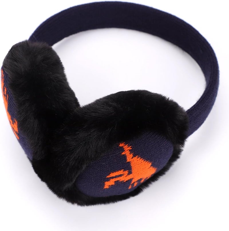 Ztl Kids Knit Earmuffs Soft Plush Ear Warmers Winter Outdoor Ear Muffs for Boys Girls - Image 5